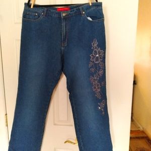Embroiderd Jeans